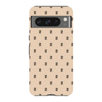 Monogram Beige Harvest — Pixel 8 Pro Tough Case — Finnaij