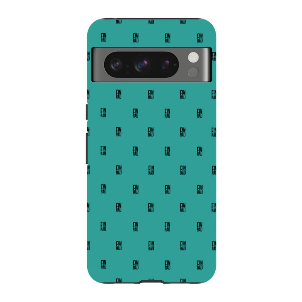 Monogram Teal — Pixel 8 Pro Tough Case — Finnaij