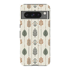 Birch and Linen Pattern by Elsi Vaarala — Pixel 8 Pro Tough Case — Finnaij