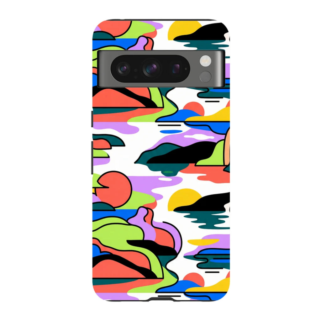 Archipelago Color Motion by Salla Niemi — Pixel 8 Pro Tough Case — Finnaij