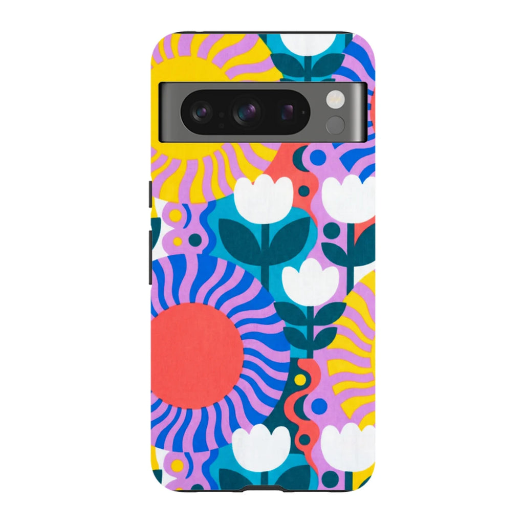 Midnight Sun Mod Bloom by Salla Niemi — Pixel 8 Pro Tough Case — Finnaij