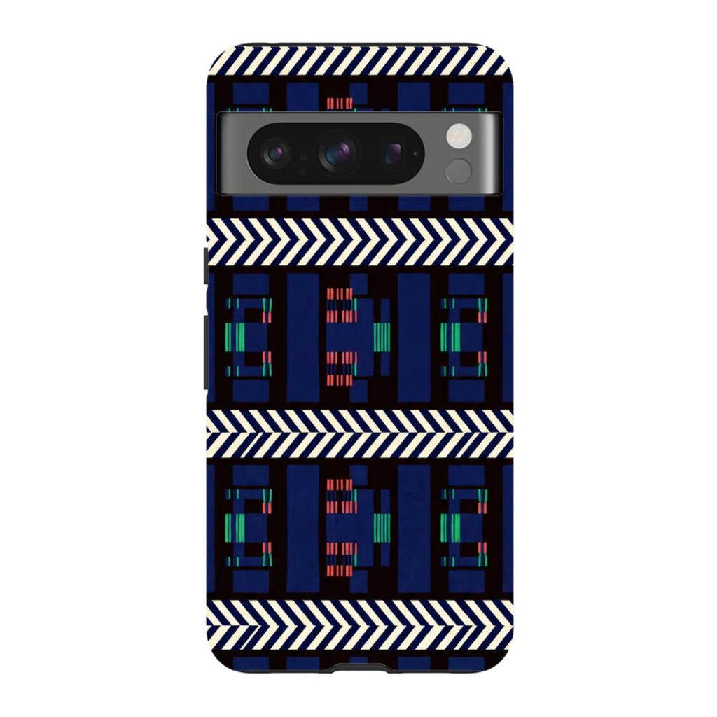 Midnight Aso-Oke by Ada Okoye — Pixel 8 Pro Tough Case — Finnaij