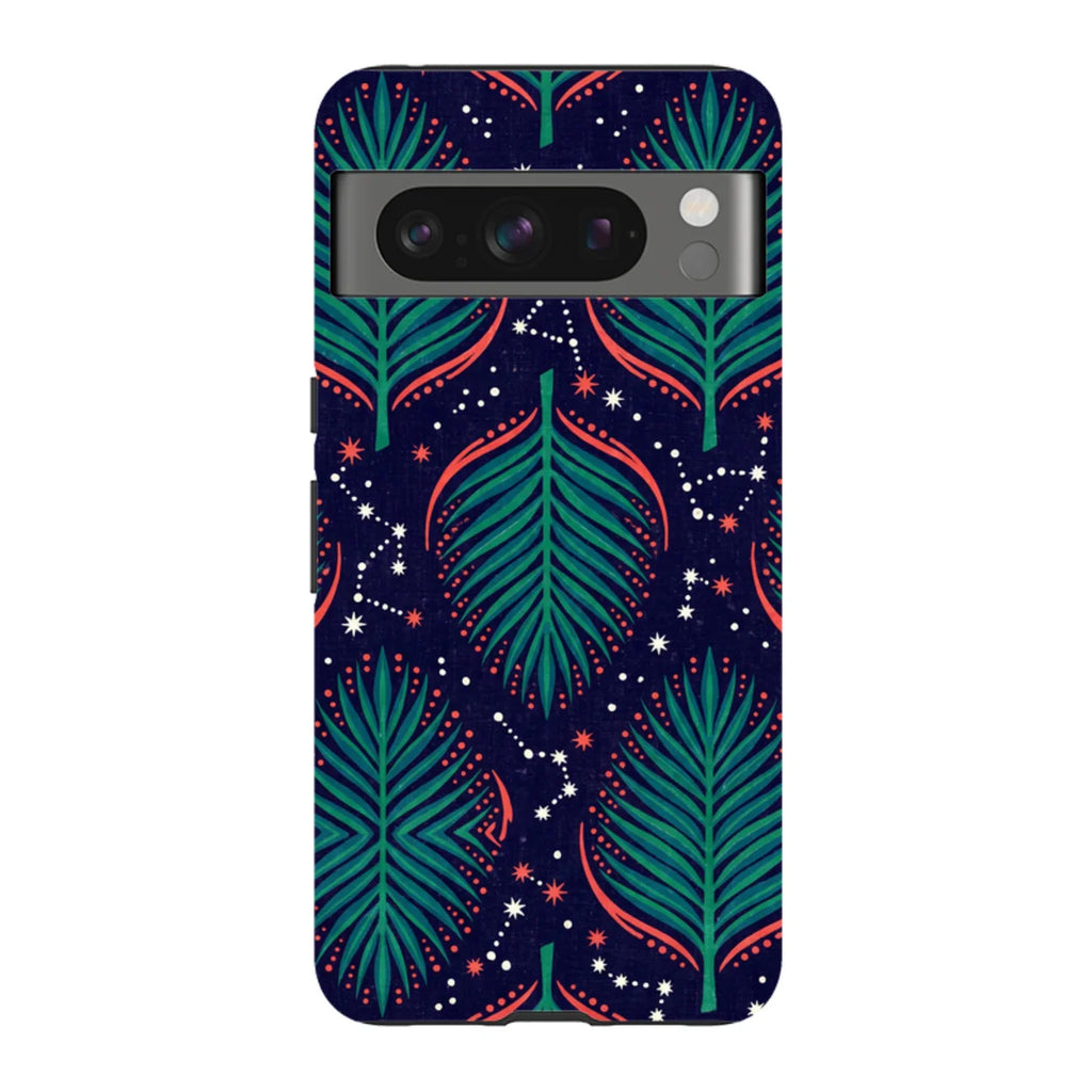 Palm Frond Constellations by Ada Okoye — Pixel 8 Pro Tough Case — Finnaij