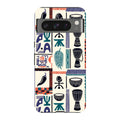 Market Day Icons by Ada Okoye — Pixel 8 Pro Tough Case — Finnaij