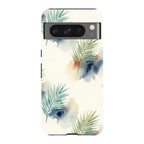 Palm Frond Breeze Pattern by Tobi Akinyemi — Pixel 8 Pro Tough Case — Finnaij