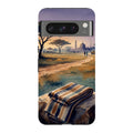 Aso-Oke Accent in the Landscape by Tobi Akinyemi — Pixel 8 Pro Tough Case — Finnaij