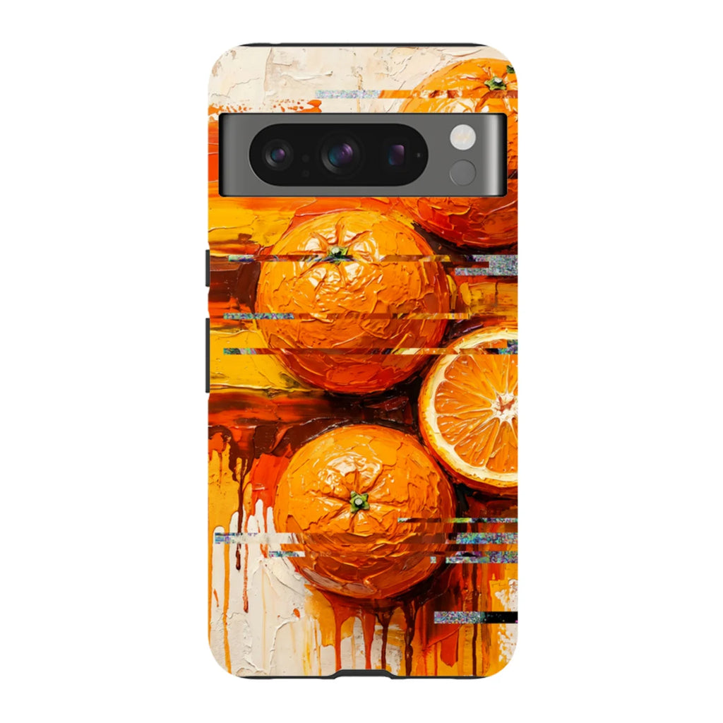Oranges and Citrus Still Life by Frida Lövström — Pixel 8 Pro Tough Case — Finnaij