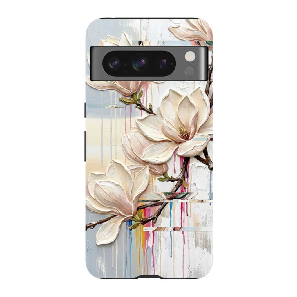 Magnolia Branches by Frida Lövström — Pixel 8 Pro Tough Case — Finnaij