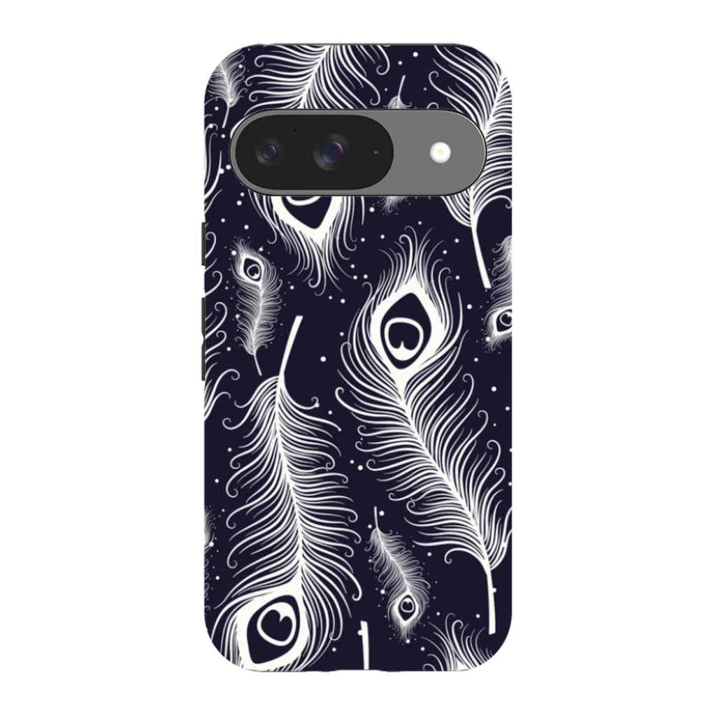 Feathers in Bloom — Pixel 9 Tough Case — Finnaij