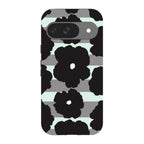 Bold Floral Black — Pixel 9 Tough Case — Finnaij