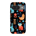 Nordic Ornament Black — Pixel 9 Tough Case — Finnaij