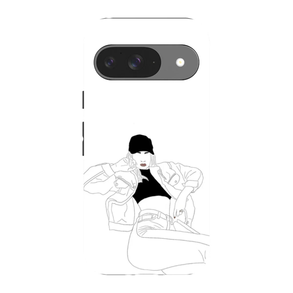 Black Cap by Keagan Haight — Pixel 9 Tough Case — Finnaij