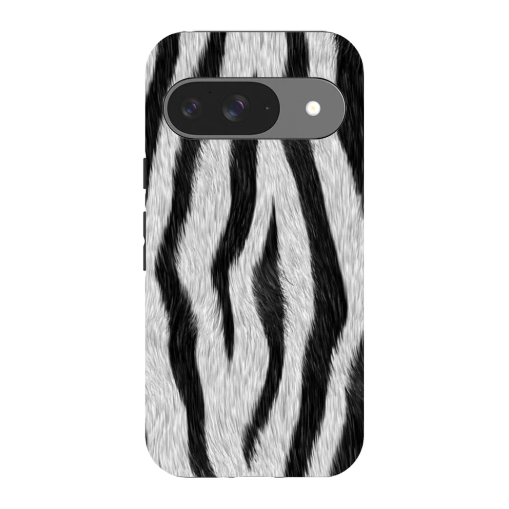 Zebra Groove — Pixel 9 Tough Case — Finnaij