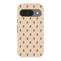 Monogram Beige Harvest — Pixel 9 Tough Case — Finnaij