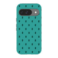 Monogram Teal — Pixel 9 Tough Case — Finnaij