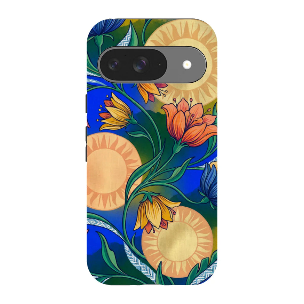 Midnight Sun Garden by Aino Kallio — Pixel 9 Tough Case — Finnaij