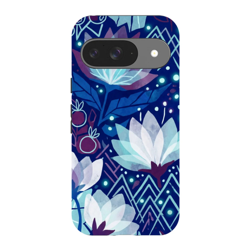 Frozen Lake Petals by Aino Kallio — Pixel 9 Tough Case — Finnaij