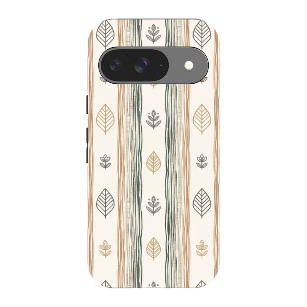 Birch Linen Harmony by Elsi Vaarala — Pixel 9 Tough Case — Finnaij