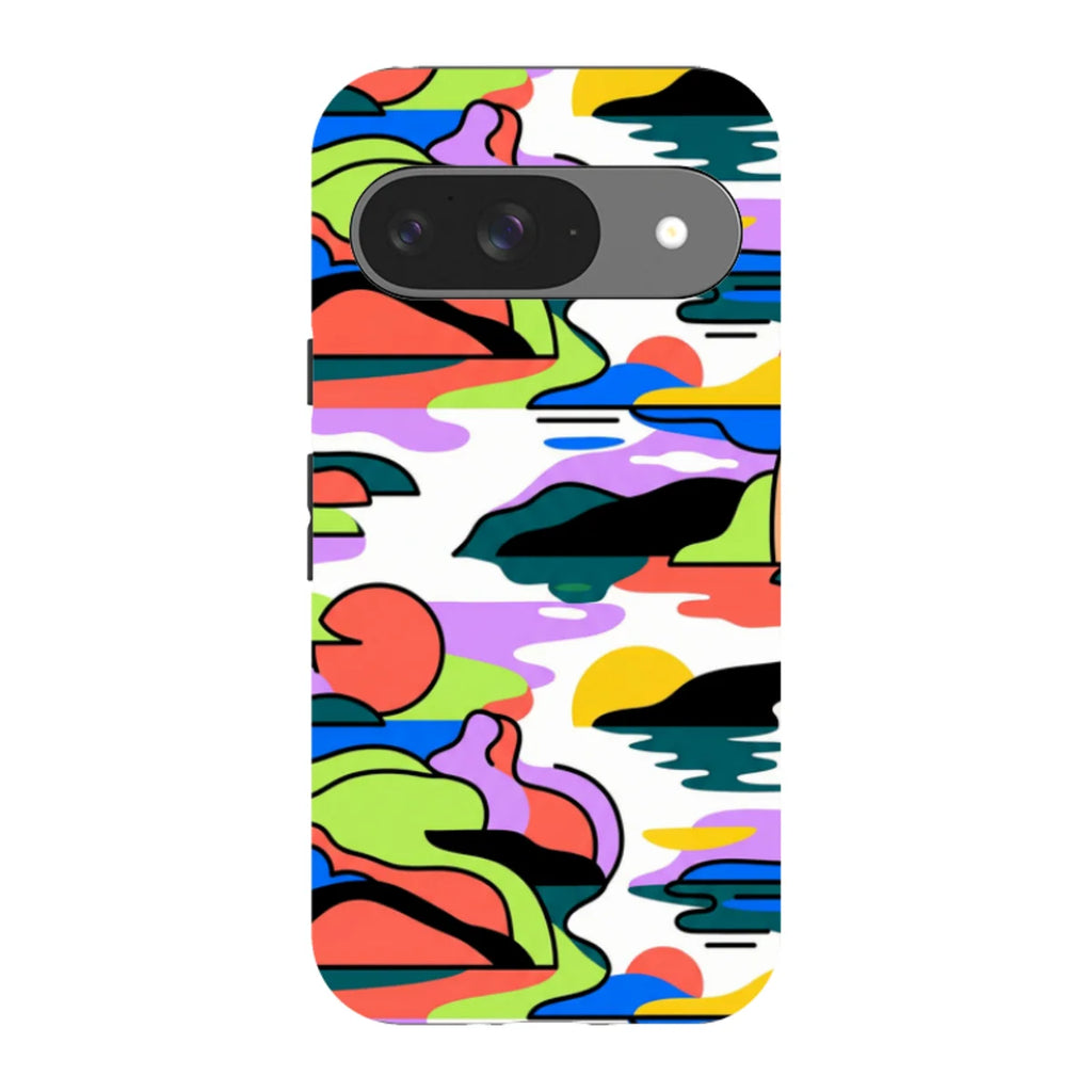 Archipelago Color Motion by Salla Niemi — Pixel 9 Tough Case — Finnaij