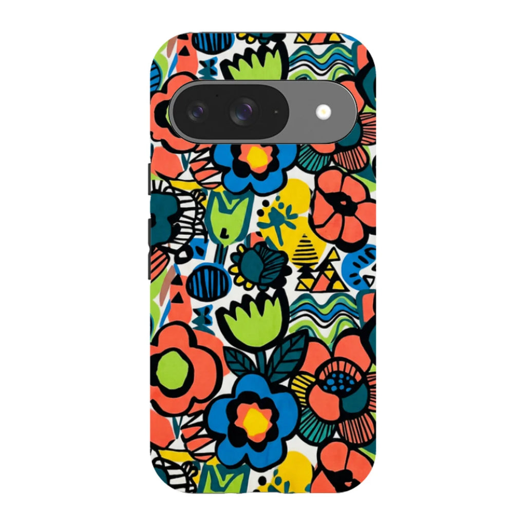 Floral Street Nordic by Salla Niemi — Pixel 9 Tough Case — Finnaij