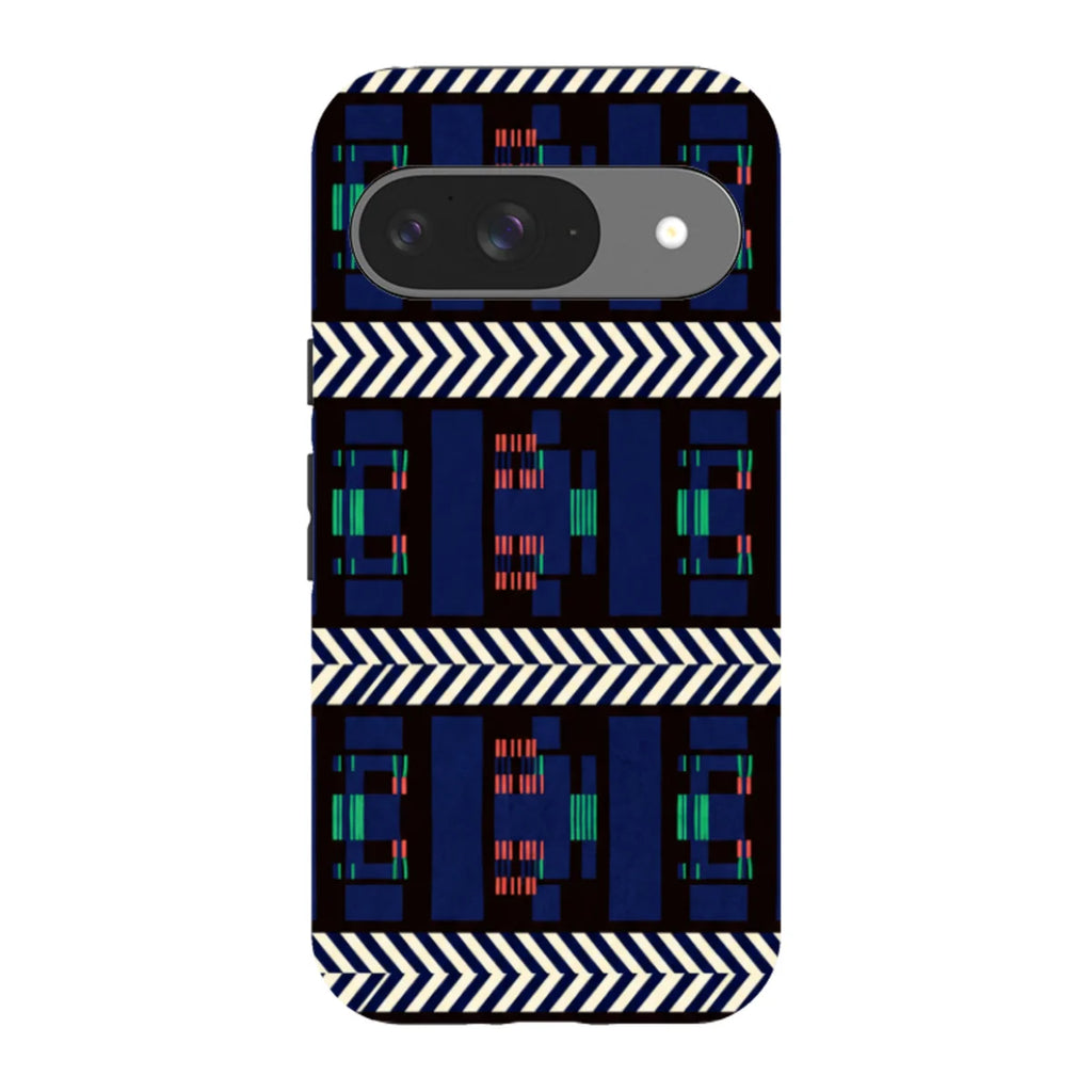 Midnight Aso-Oke by Ada Okoye — Pixel 9 Tough Case — Finnaij