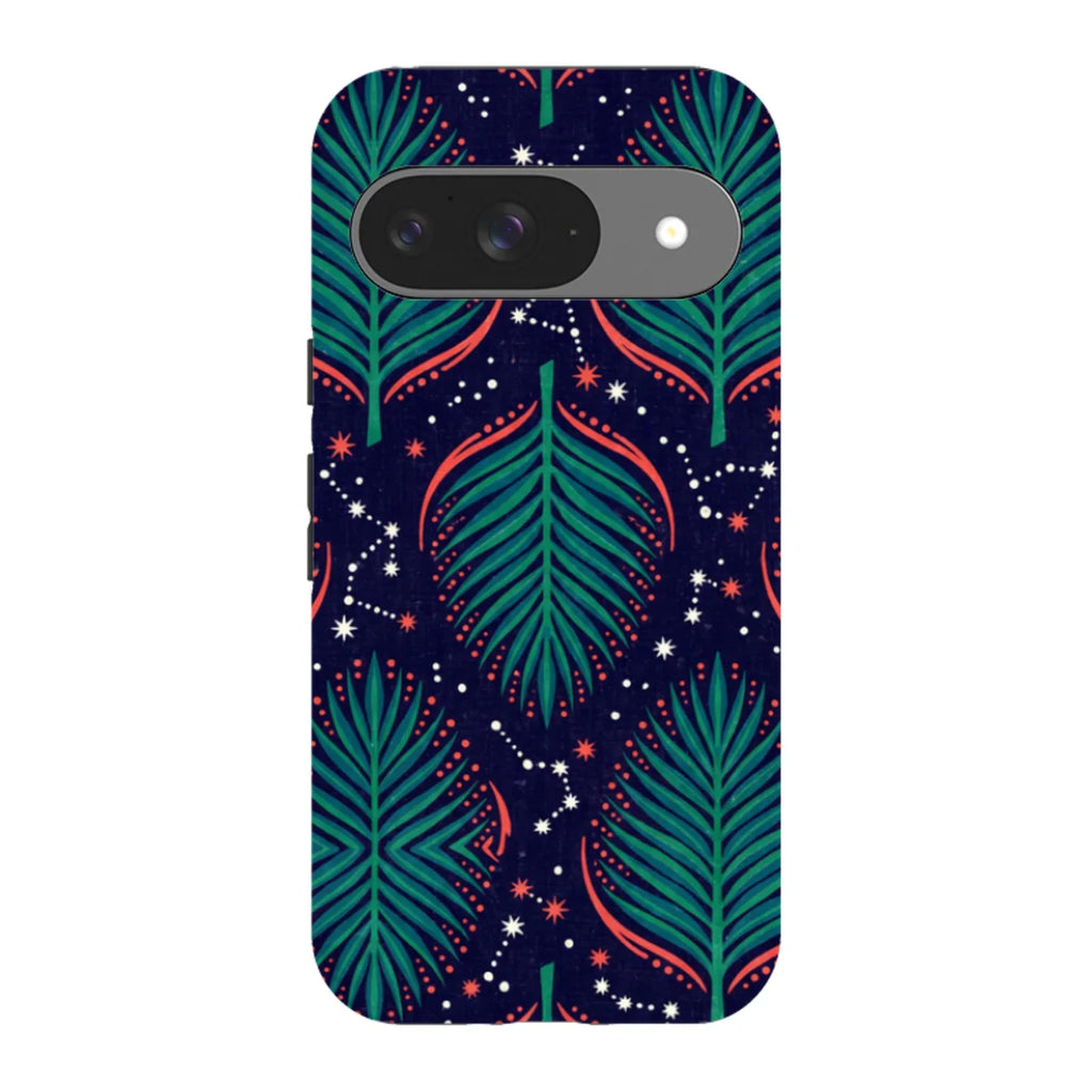 Palm Frond Constellations by Ada Okoye — Pixel 9 Tough Case — Finnaij
