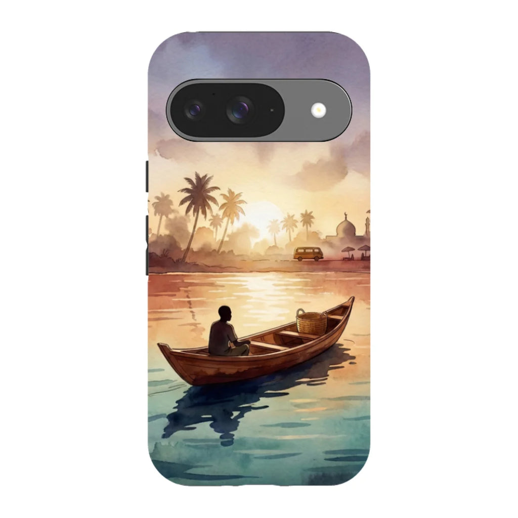 Lagoon Morning by Tobi Akinyemi — Pixel 9 Tough Case — Finnaij