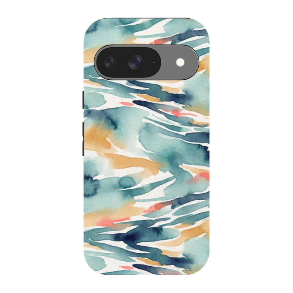River Reflection Pattern Crop by Tobi Akinyemi — Pixel 9 Tough Case — Finnaij