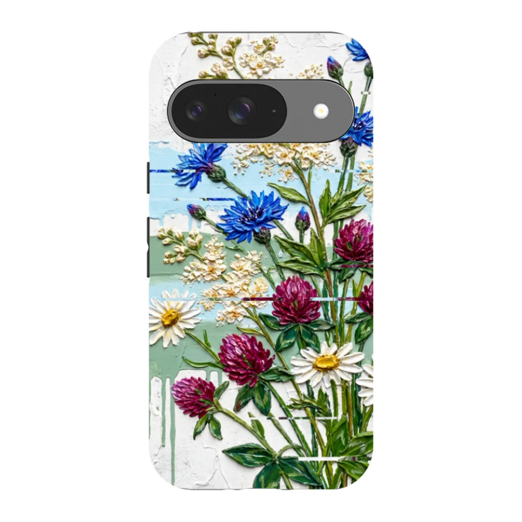 Nordic Wildflowers by Frida Lövström — Pixel 9 Tough Case — Finnaij