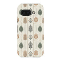 Birch and Linen Pattern by Elsi Vaarala — Pixel 9A Tough Case — Finnaij