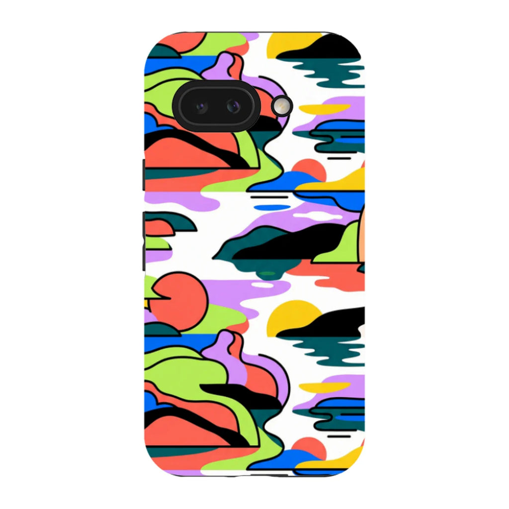 Archipelago Color Motion by Salla Niemi — Pixel 9A Tough Case — Finnaij