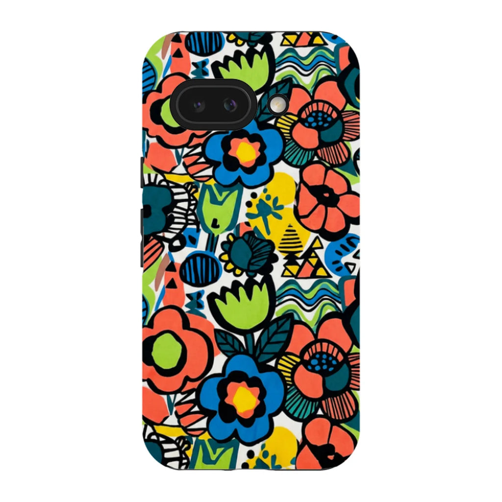 Floral Street Nordic by Salla Niemi — Pixel 9A Tough Case — Finnaij