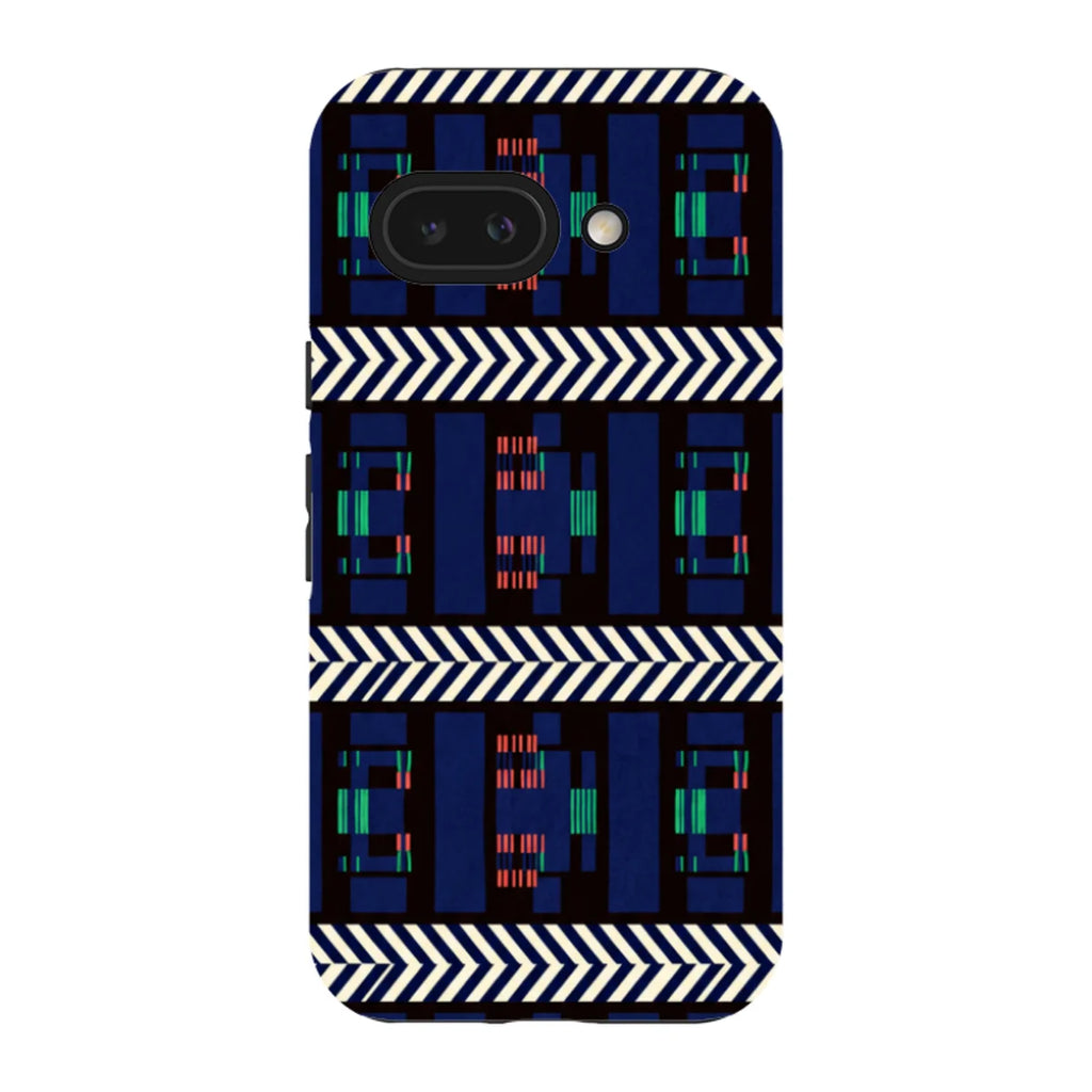 Midnight Aso-Oke by Ada Okoye — Pixel 9A Tough Case — Finnaij