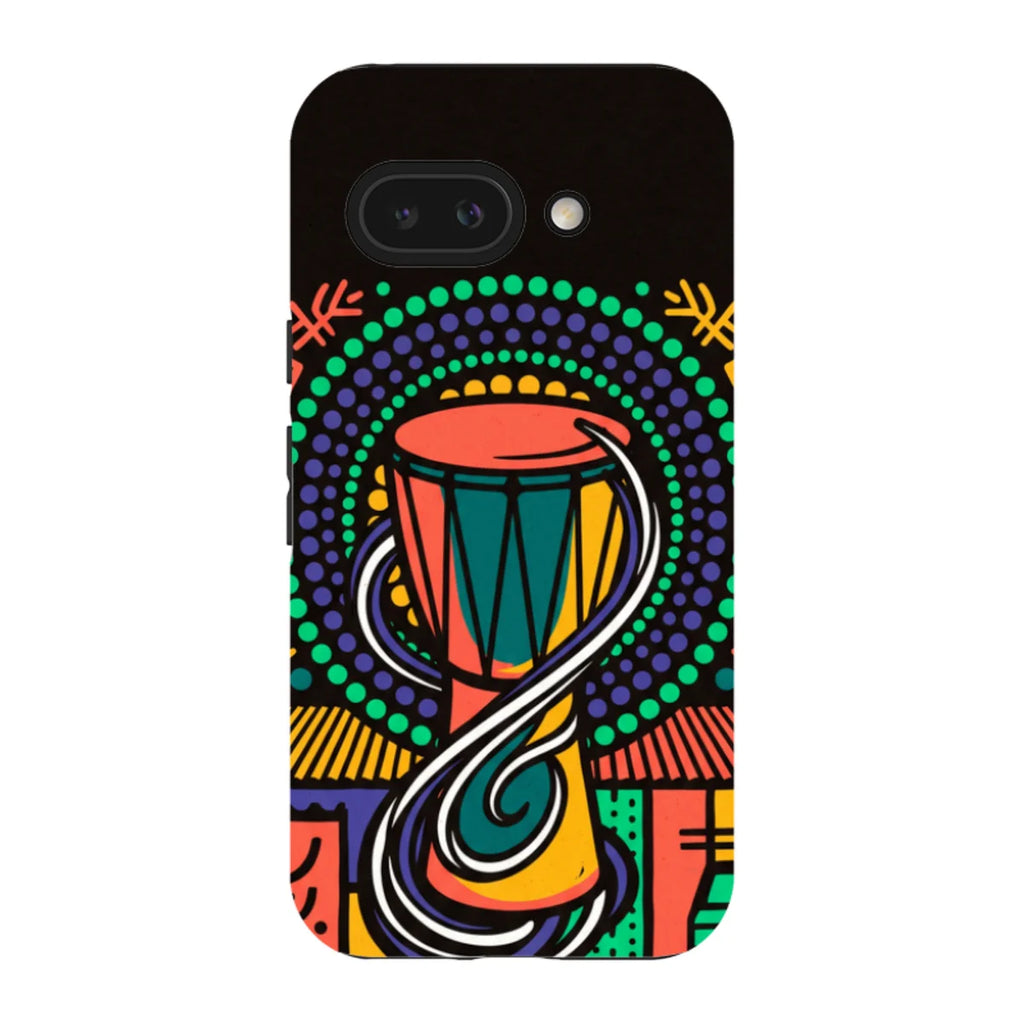 Talking Drum Halo by Ada Okoye — Pixel 9A Tough Case — Finnaij