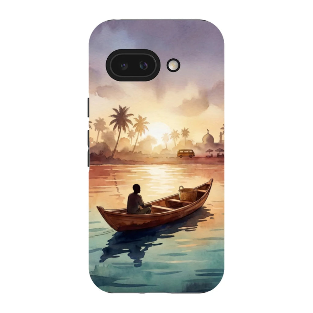 Lagoon Morning by Tobi Akinyemi — Pixel 9A Tough Case — Finnaij
