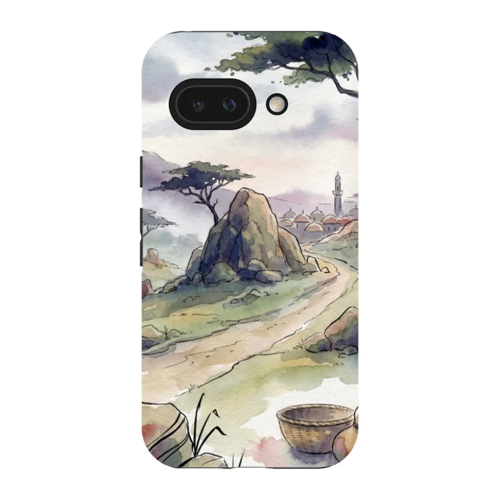 Jos Plateau Cool Light by Tobi Akinyemi — Pixel 9A Tough Case — Finnaij
