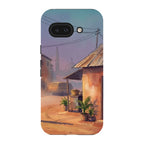 City Edge Quiet Street by Tobi Akinyemi — Pixel 9A Tough Case — Finnaij