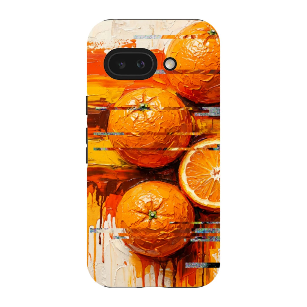 Oranges and Citrus Still Life by Frida Lövström — Pixel 9A Tough Case — Finnaij