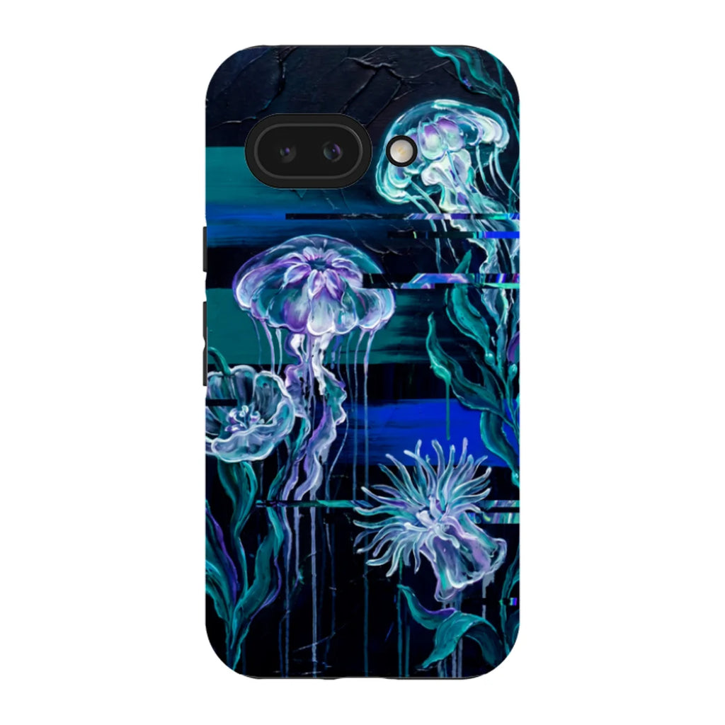 Deep-Sea Underwater Botanical Fantasy by Frida Lövström — Pixel 9A Tough Case — Finnaij