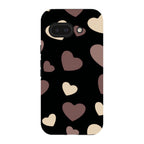 White & Black Hearts — Pixel 9A Tough Case — Finnaij