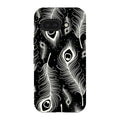 Feathers in Bloom Black — Pixel 9A Tough Case — Finnaij