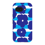 Bold Floral Blue — Pixel 9A Tough Case — Finnaij