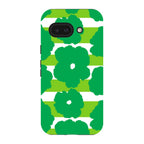 Bold Floral Green — Pixel 9A Tough Case — Finnaij