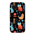 Nordic Ornament Black — Pixel 9A Tough Case — Finnaij