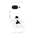 Black Cap by Keagan Haight — Pixel 9A Tough Case — Finnaij