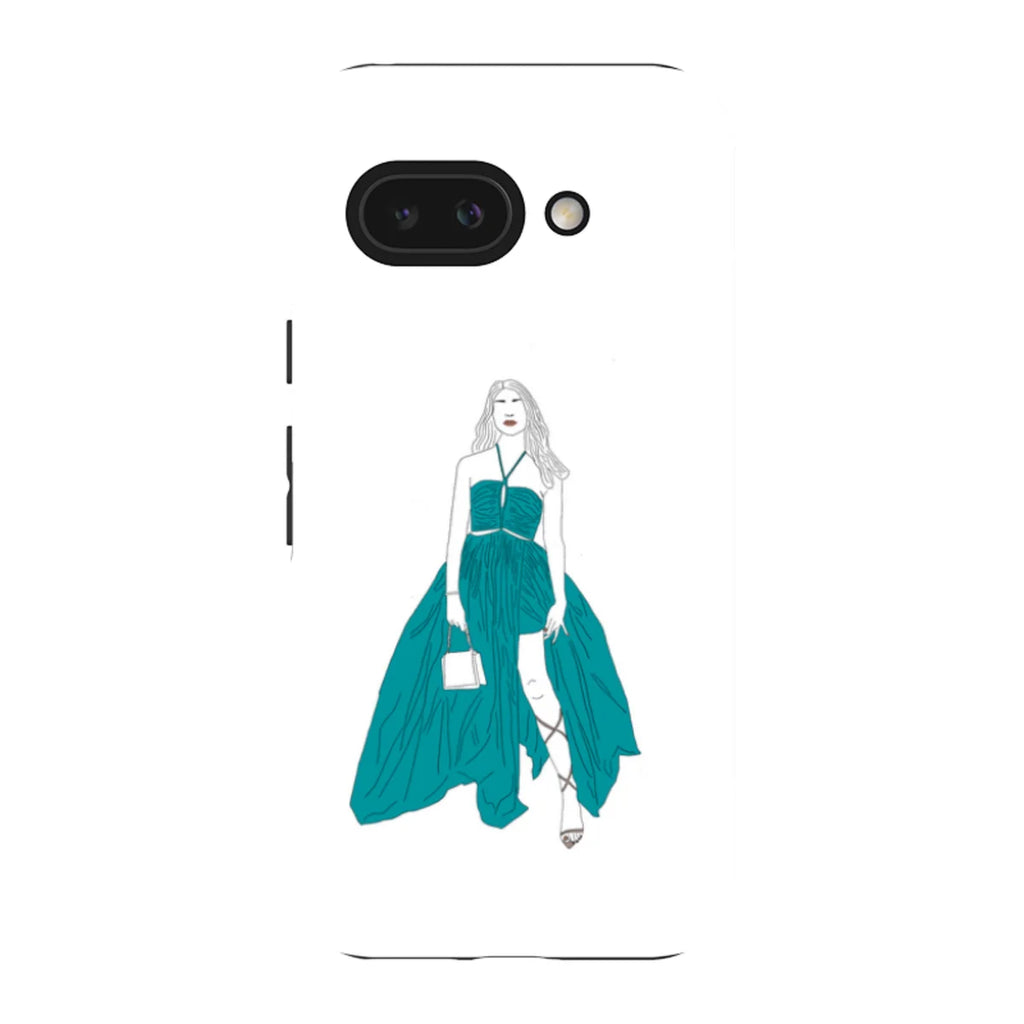 Blue Dress by Keagan Haight — Pixel 9A Tough Case — Finnaij