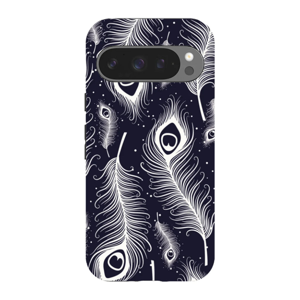 Feathers in Bloom — Pixel 9 Pro Tough Case — Finnaij