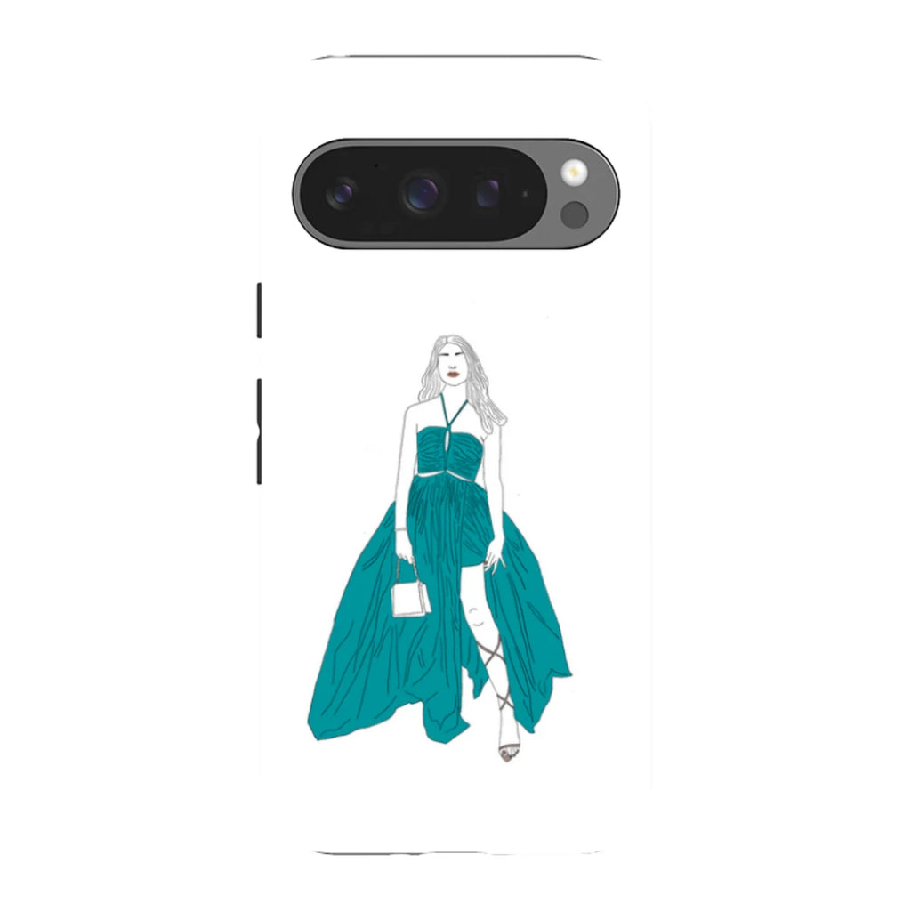 Blue Dress by Keagan Haight — Pixel 9 Pro Tough Case — Finnaij