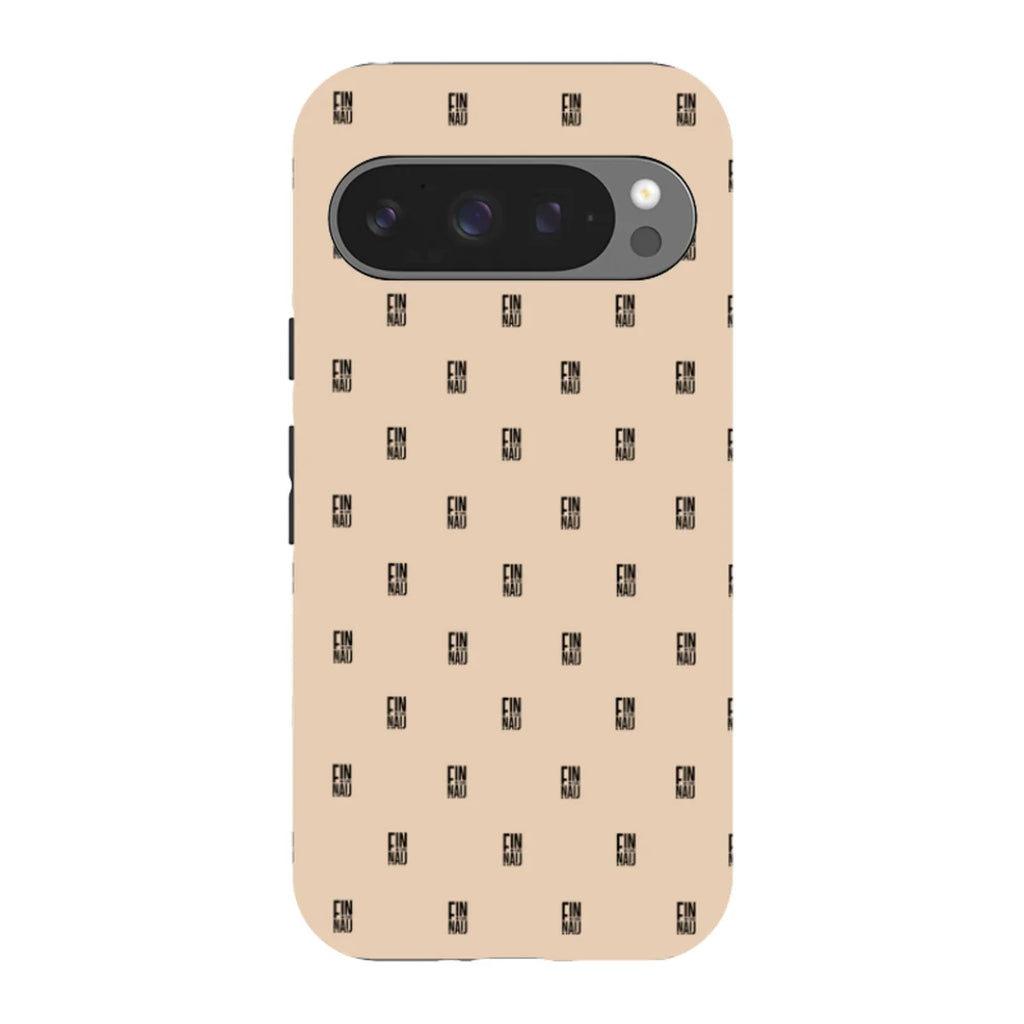 Monogram Beige Harvest — Pixel 9 Pro Tough Case — Finnaij