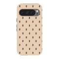 Monogram Beige Harvest — Pixel 9 Pro Tough Case — Finnaij